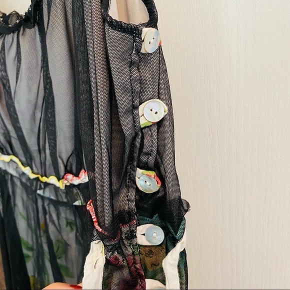 NWT One of a Kind Hand Crafted Top Mini Dress - Picture 10 of 13